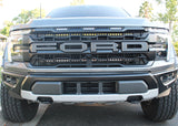 2024+ Ford Raptor grille lightbars Gen 3 Refresh Dual 40s - Slim