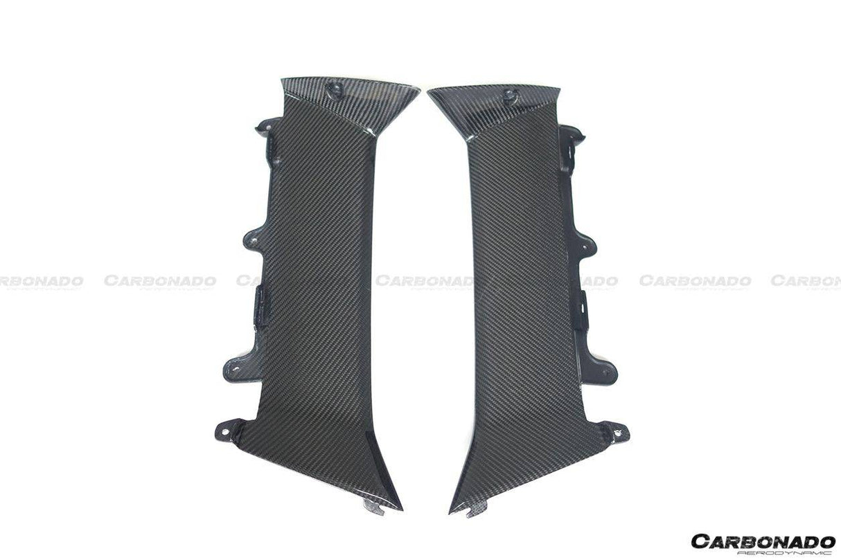 2011-2016 Lamborghini Aventador LP700 Coupe OEM Style Carbon Fiber Quarter Panel Fender Vent Outside
