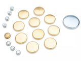SR Performance Freeze Plug Kit; Brass (79-95 5.0L Mustang)