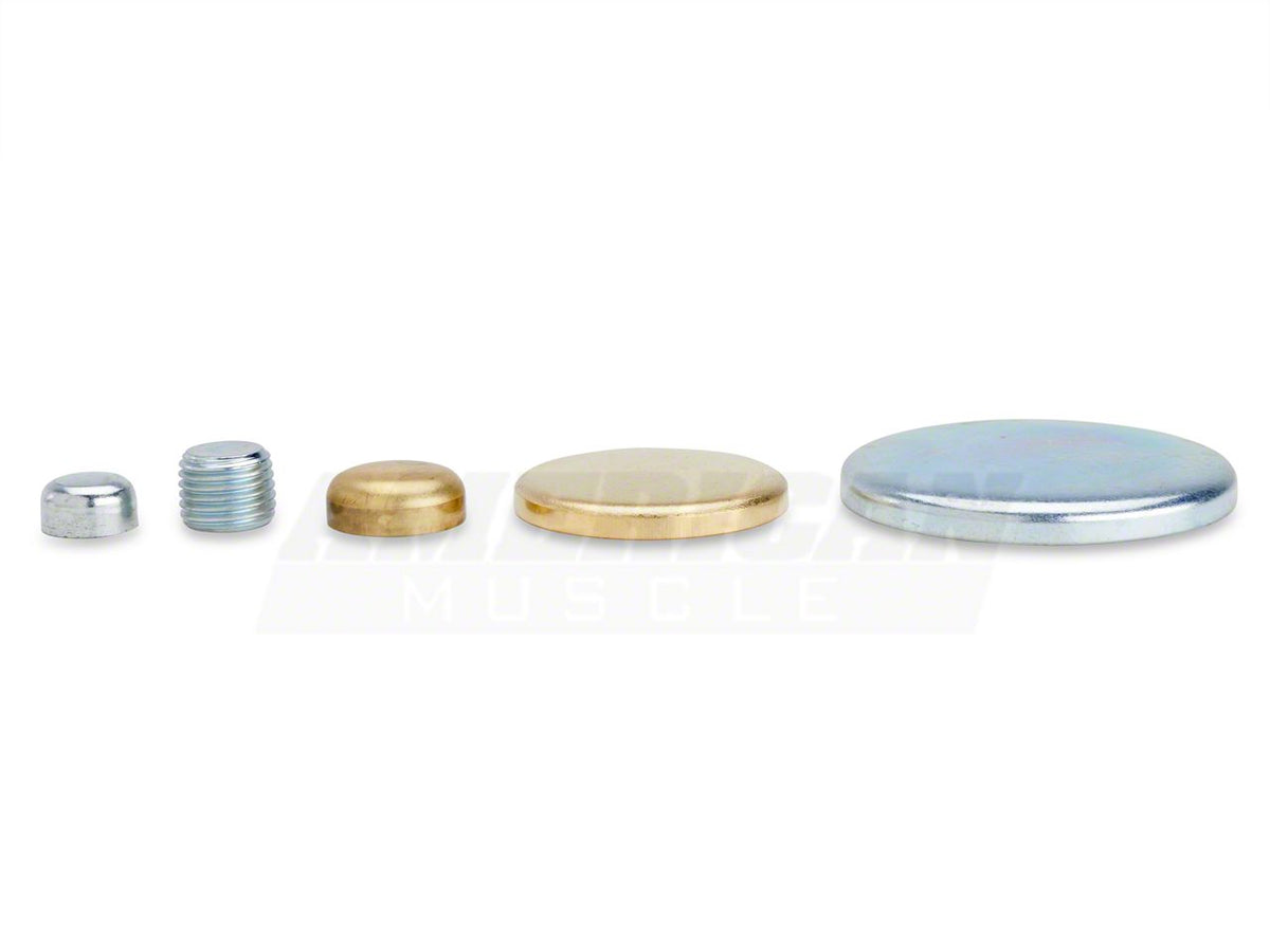 SR Performance Freeze Plug Kit; Brass (79-95 5.0L Mustang)