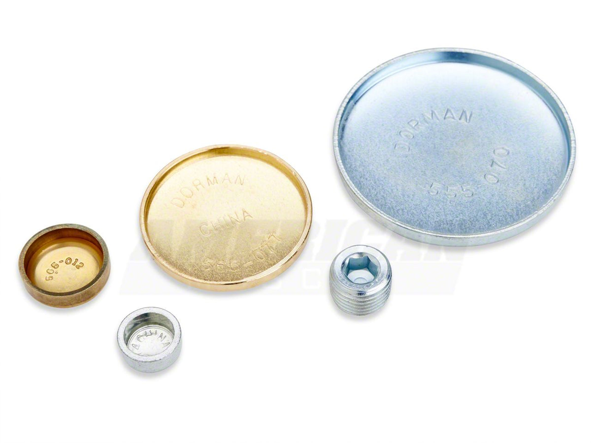 SR Performance Freeze Plug Kit; Brass (79-95 5.0L Mustang)
