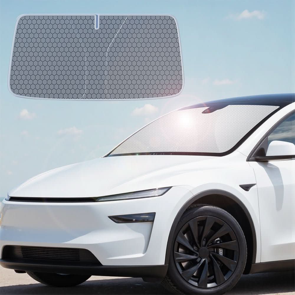 Front Windshield Sunshade for Model 3 / Model Y | TESERY