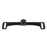 Master Tailgaters Small License Plate Frame Backup or Front Camera with 8 IR LED Night Vision, IP68 Waterproof, and 170° Wide Angle Camera