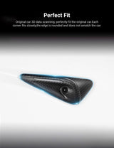 Full Side Camera Covers for Tesla Model 3 / Y - Carbon Fiber Exterior Mods