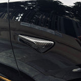 Full Side Camera Covers for Tesla Model 3 / Y - Carbon Fiber Exterior Mods