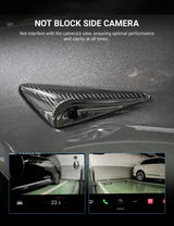 Full Side Camera Covers for Tesla Model 3 / Y - Carbon Fiber Exterior Mods