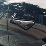 Full Side Camera Covers for Tesla Model 3 / Y - Carbon Fiber Exterior Mods