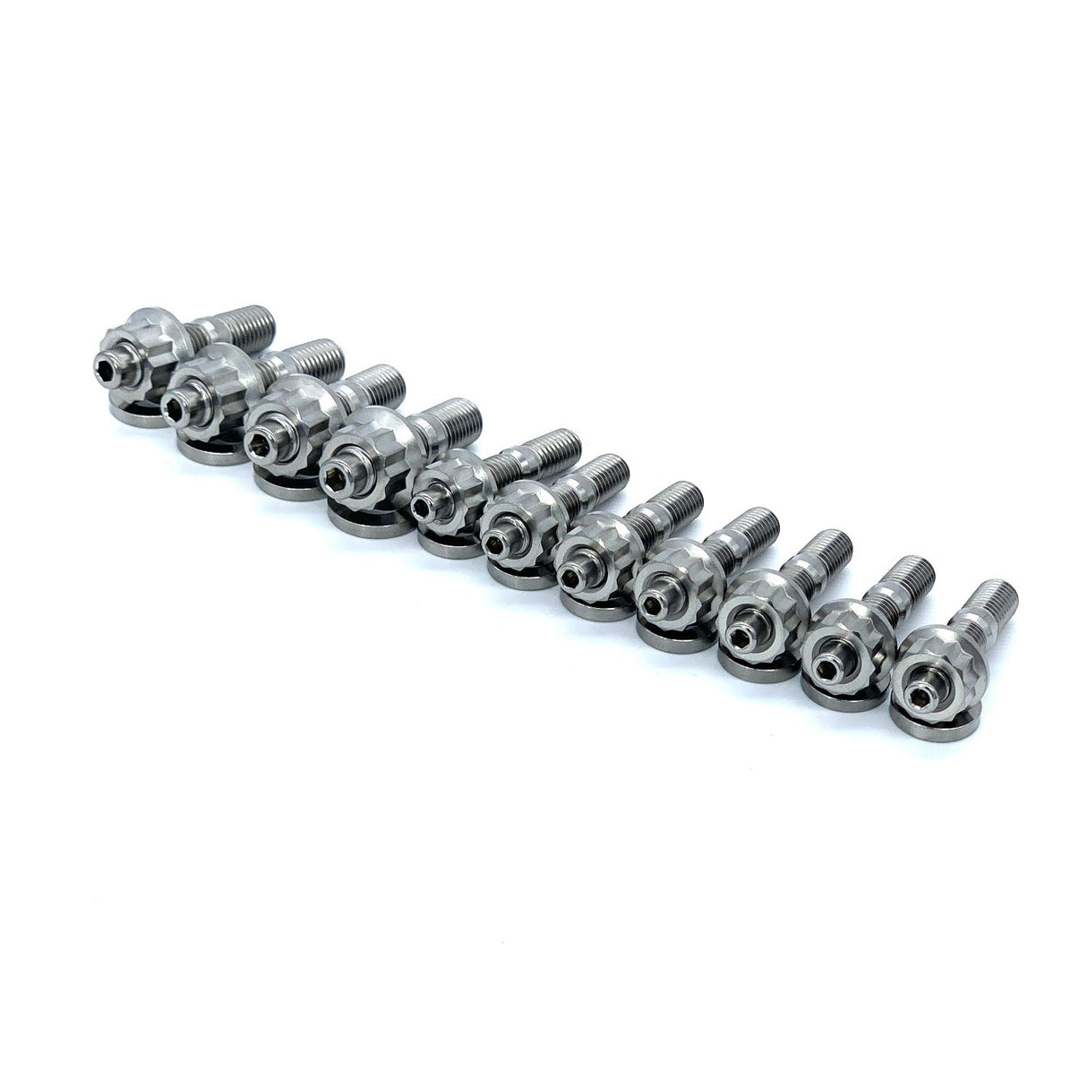 JDC Titanium Exhaust Manifold Stud Kit | Evo 1–9 / 2G DSM