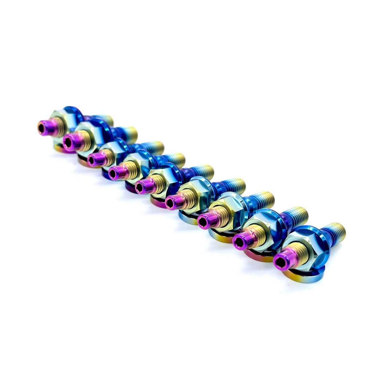 JDC Titanium Exhaust Manifold Stud Kit | Evo 1–9 / 2G DSM