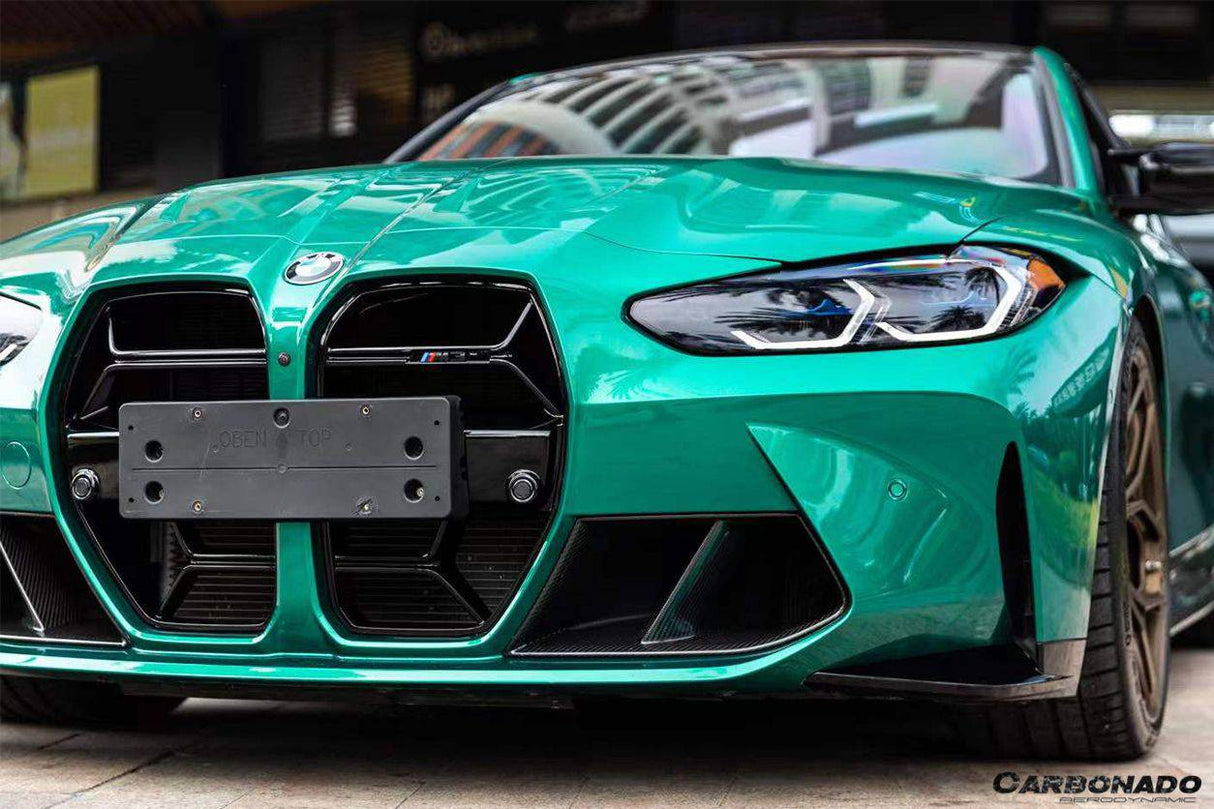 2021-UP BMW M3 G80 M4 G82 G83 OD Style DRY Carbon Fiber Grille (NO ACC)