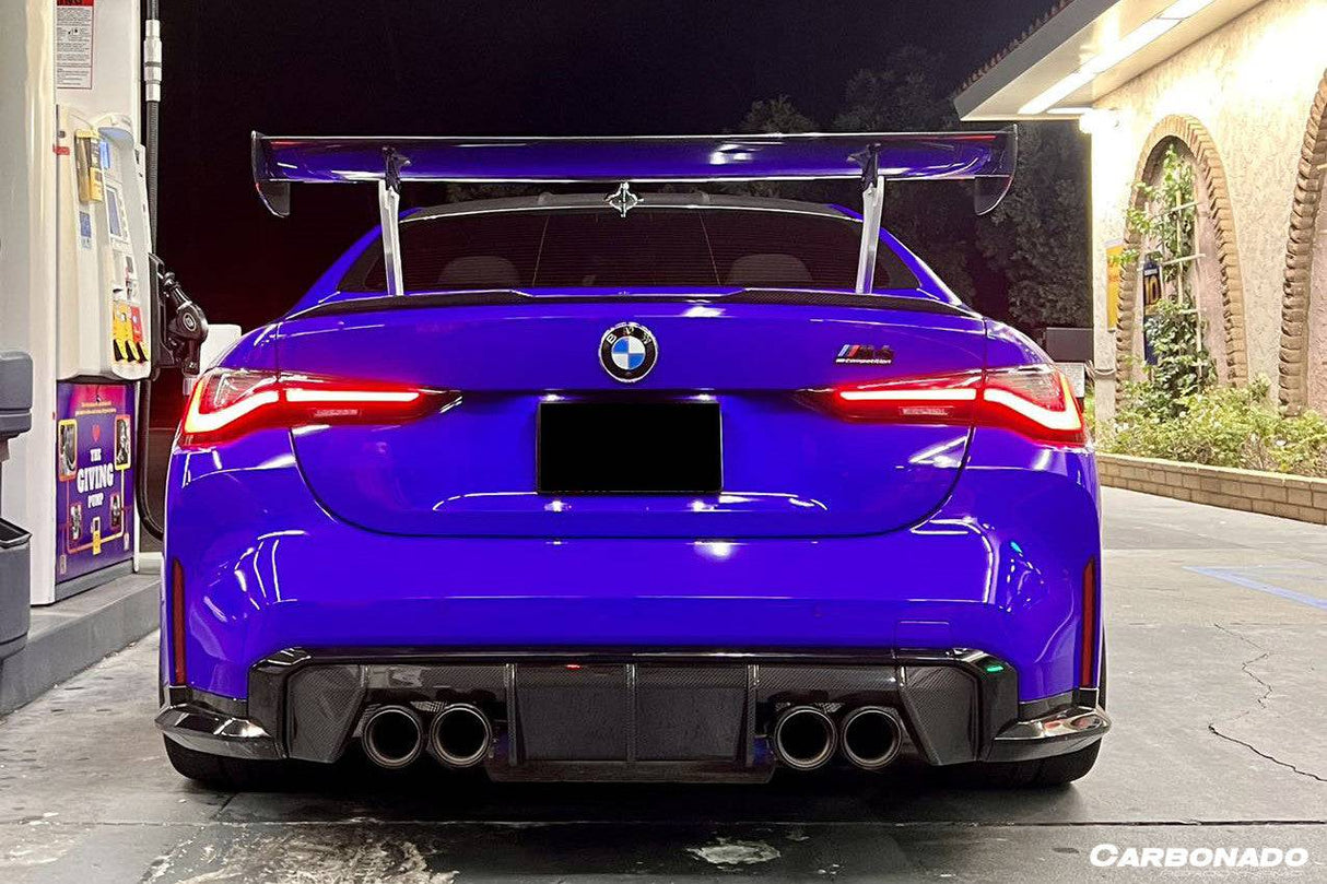 2014-2020 BMW M4 F82 F80 M3 GTS2 Style Carbon Fiber Trunk Spoiler
