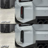 2023+ BMW G87 M2 Rear Bumper Reflector Pre-cut Overlay Smoked