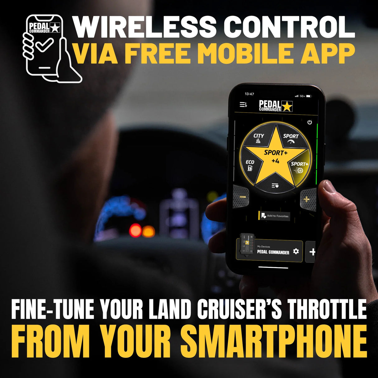 Pedal Commander for Toyota Land Cruiser