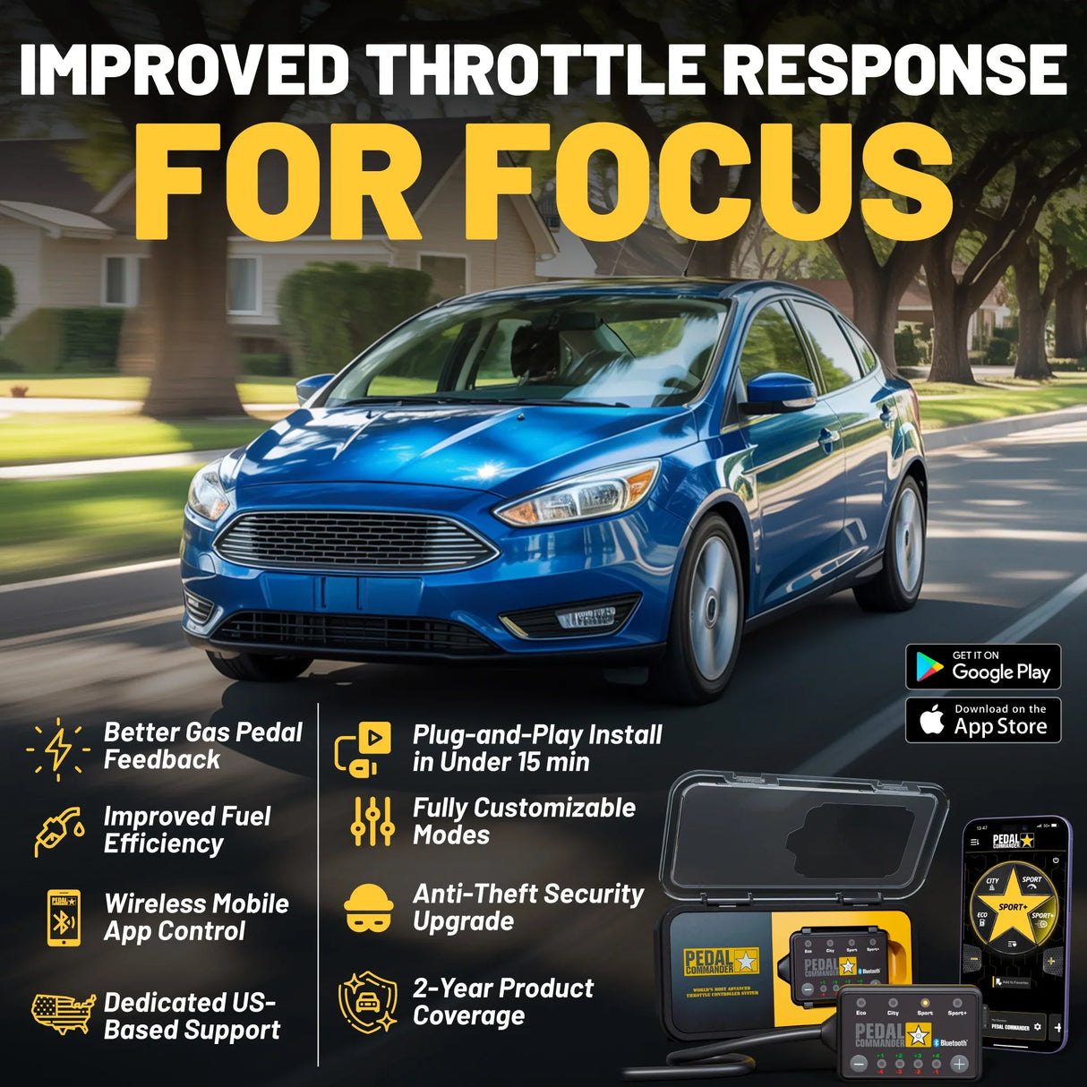 Pedal Commander for Ford Focus