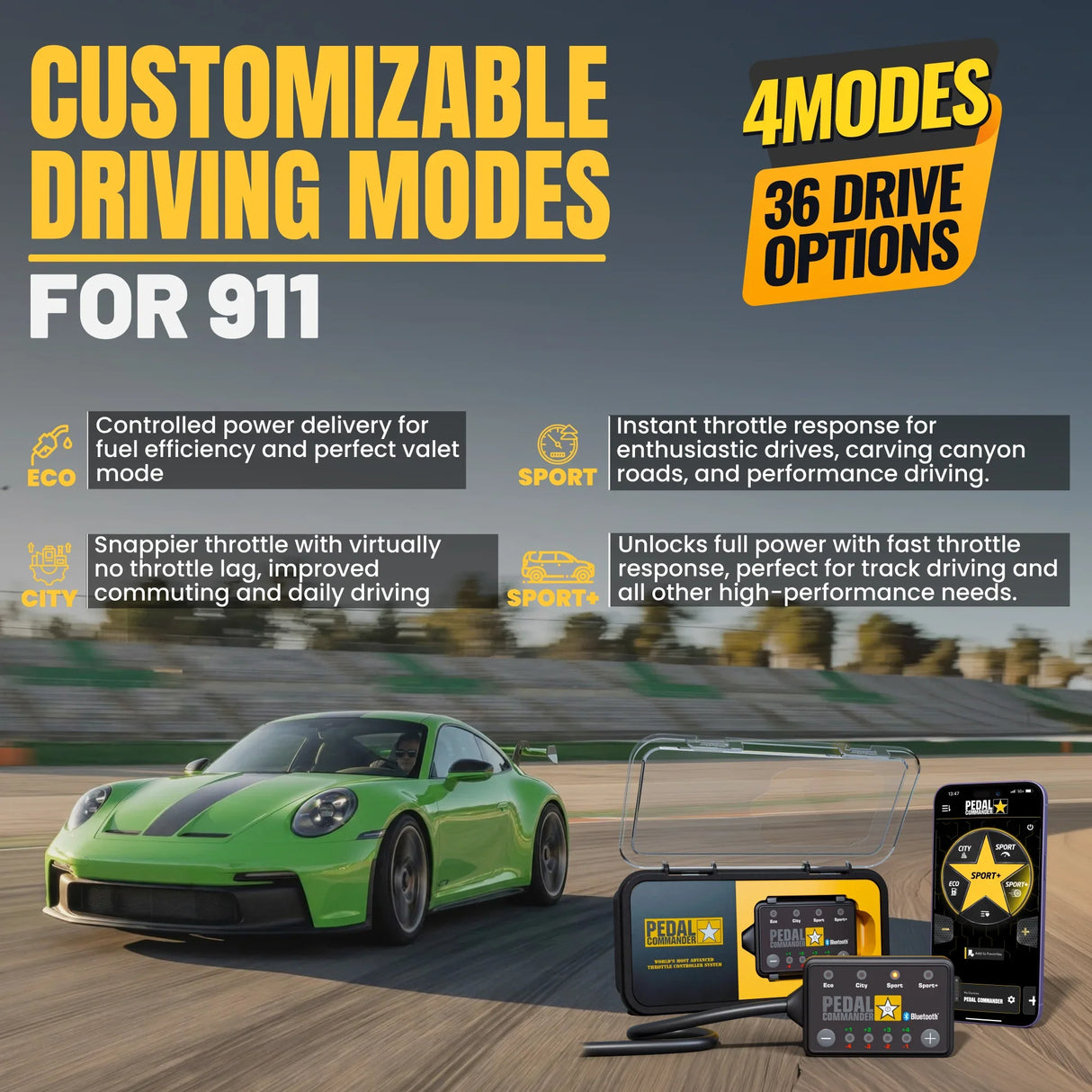 Pedal Commander for Porsche 911