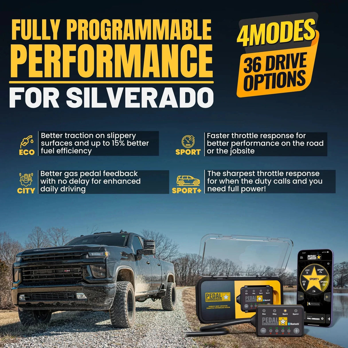 Pedal Commander for Chevrolet Silverado 3500HD