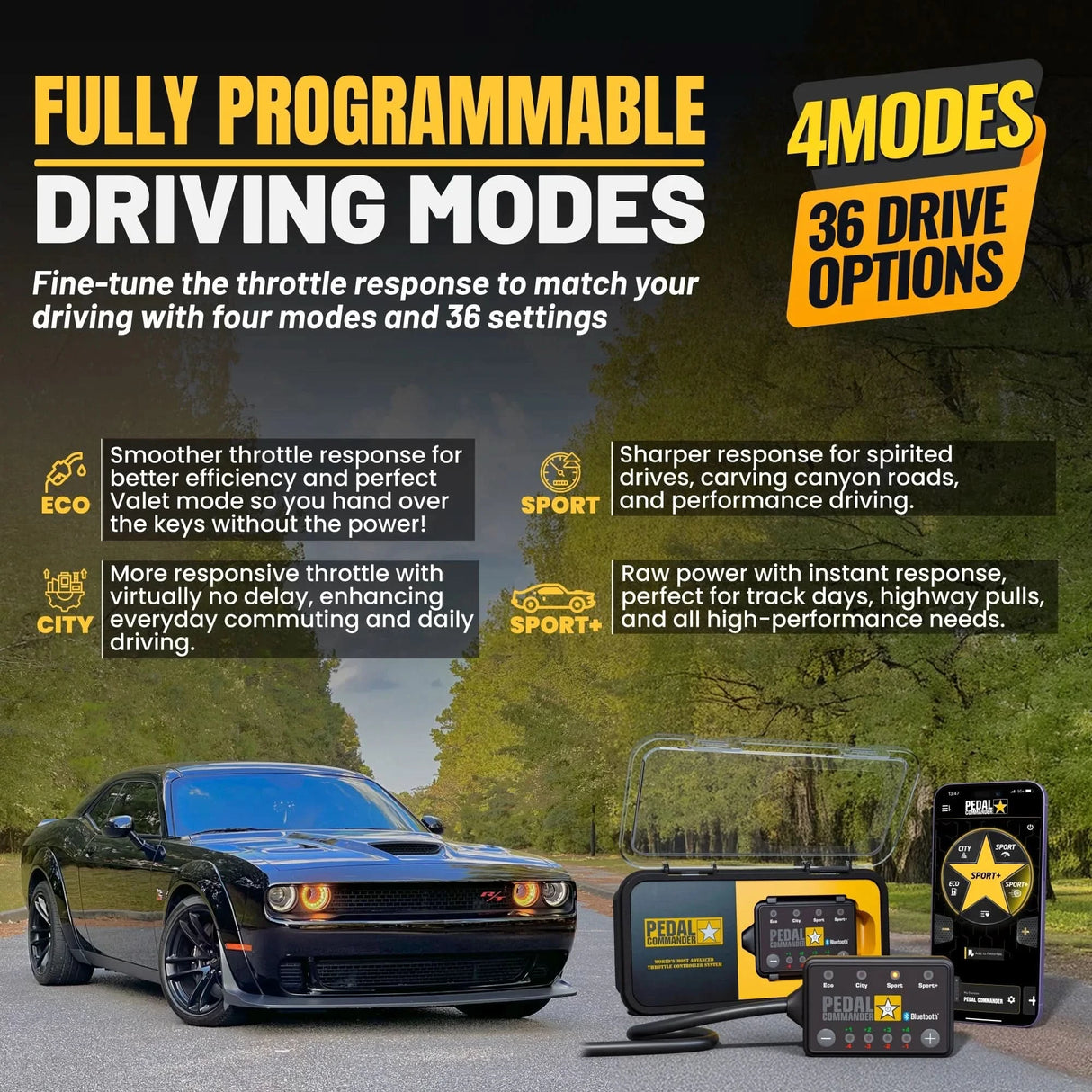 Pedal Commander for Dodge Challenger