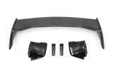 OLM Silverline Carbon Fiber OEM S Style Spoiler with Black Bases - 2015+ WRX / 2015+ STI