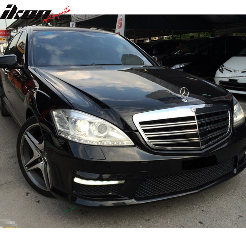 2010-2013 Mercedes-Benz W221 S Class Front  Bumper Hood Grille ABS