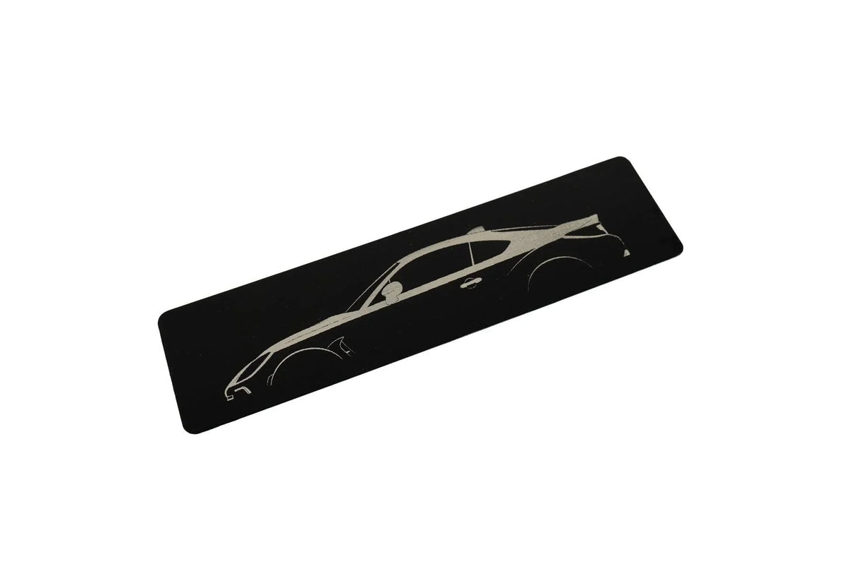 GR86 / BRZ Outline Weathertech Floor Mat Logo Insert (Metal Etched) - 2022+ BRZ / GR86