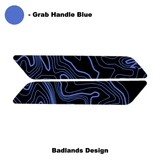 Topo Interior Front Door Grab Handle Overlay Kit (Printed + Laser Series) - 2021+ Bronco