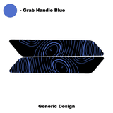 Topo Interior Rear Door Grab Handle Overlay Kit (Printed Series) - 2021+ Bronco 4 Door