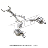 T304 Stainless Steel Catback Exhaust System for Mercedes Benz AMG GT63 GT63S X290 4.0T