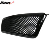2004-2008 Ford F150 All Black Mesh Style Front Bumper Hood Grille ABS