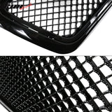 2004-2008 Ford F150 All Black Mesh Style Front Bumper Hood Grille ABS
