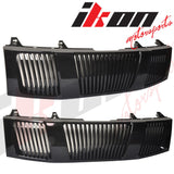2004-2007Â Nissan Titan Front Hood Grille Vertical Style Black ABS