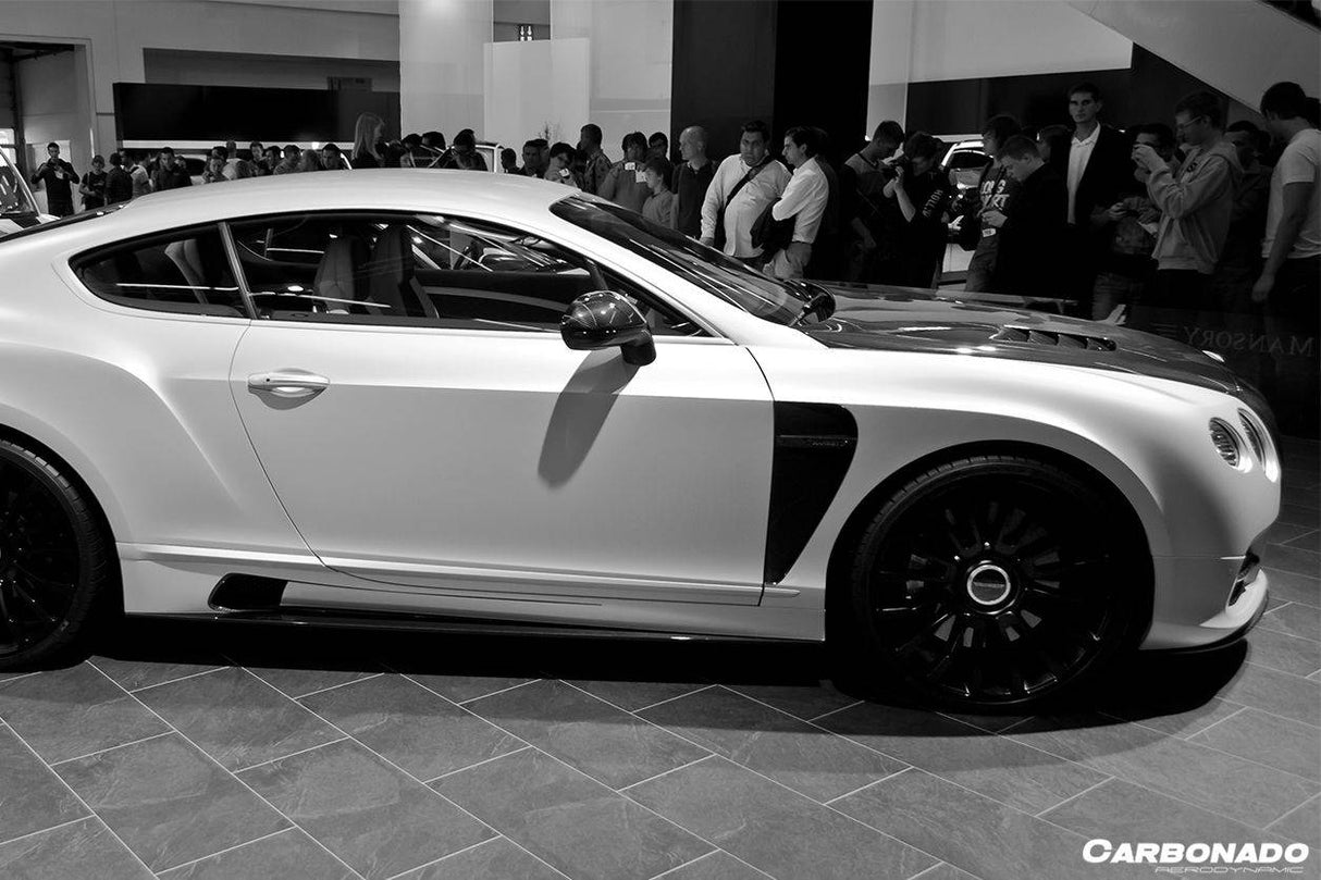 2012-2015 Bentley Continental V8 GT  GTC   V8S - W12 GT   GTC   SPEED MSY Style Side Skirts