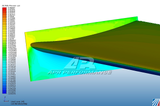 Universal Fitment GT-250 carbon fiber 71" Swan Neck Wing