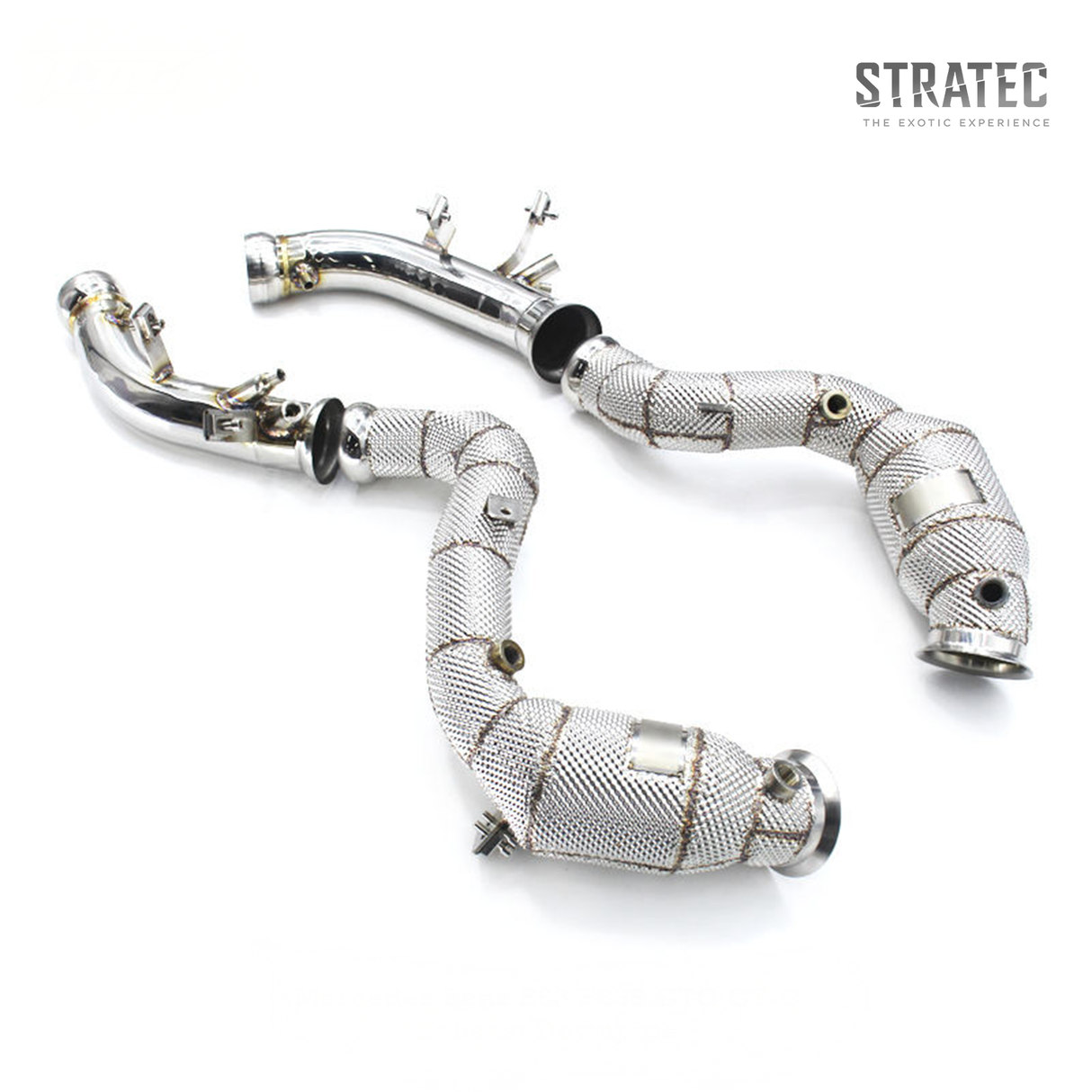 Custom 300 Cell Catted Downpipe Header System for Mercedes‑Benz E63 E63S AMG GT C 4.0TT