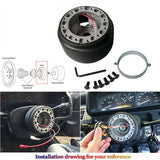 BW Rose Steering Wheel + Hub Adapter Kit For Toyota Pickup, Corolla, 4Runner, MR2, Camry