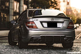 2012-2014 Mercedes Benz W204 C63 AMG RZ Style Carbon Fiber Rear Lip