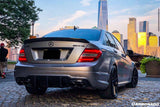 2012-2014 Mercedes Benz W204 C63 AMG RZ Style Carbon Fiber Rear Lip