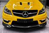 2012-2014 Mercedes Benz W204 C63 AMG RZ Style Carbon Fiber Front Lip