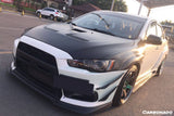 2008-2016 Mitsubishi Evolution EVO 10 X RA Style Carbon Fiber Front Lip
