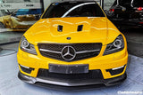 2012-2014 Mercedes Benz W204 C63 AMG RZ Style Carbon Fiber Front Lip