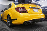 2012-2014 Mercedes Benz W204 C63 AMG RZ Style Carbon Fiber Rear Lip
