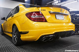 2012-2014 Mercedes Benz W204 C63 AMG RZ Style Carbon Fiber Rear Lip