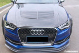 2013-2016 Audi 8V S3 A3 Sline Sedan BKSS Style Carbon Fiber Front Lip