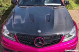 2012-2014 Mercedes Benz W204 C63 AMG BK Style hood