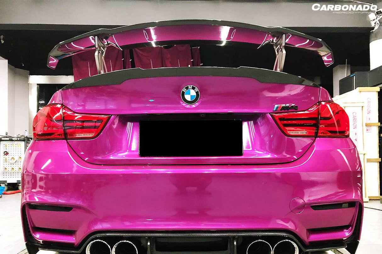 2014-2020 BMW M3 F80 M4 F82 VRS Style Carbon Fiber Trunk Spoiler