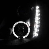 Projector Headlights Infiniti G35 Sedan (2005-2006) Halo w/ LED Strip - Black or Chrome - K2 Industries