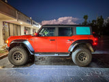 Hardtop Side Window Blackout Overlays - 2021+ Bronco 4 Door