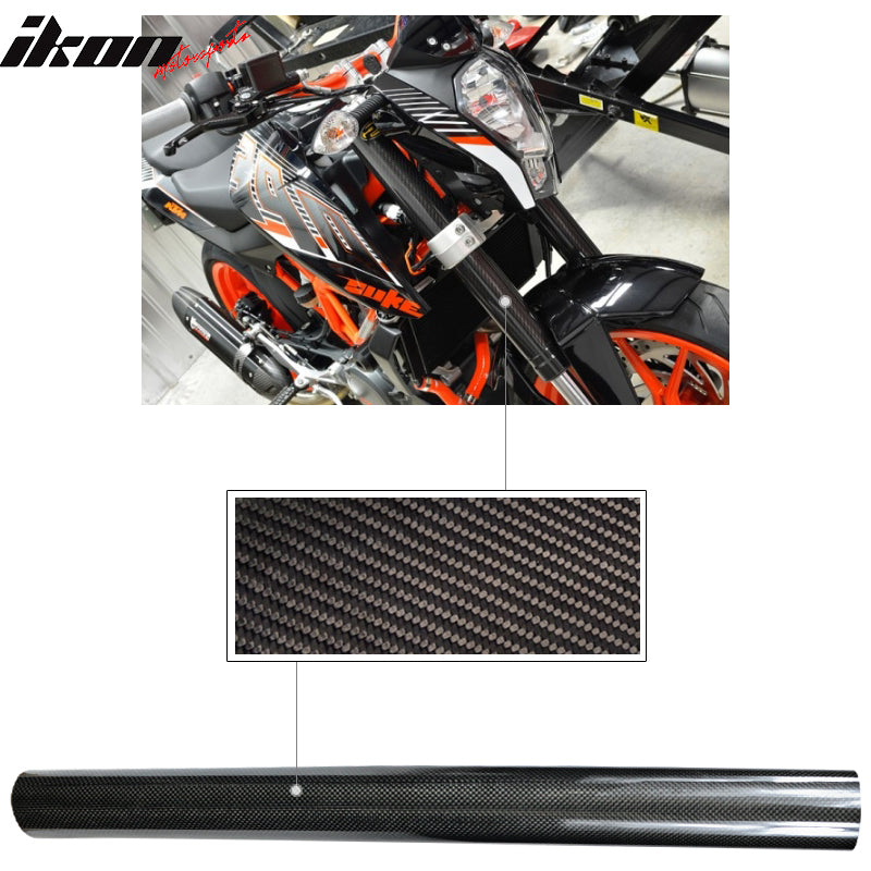 0.02" Carbon Fiber Tube Custom Motorcycle Fork Pipe 24" Long 2" OD
