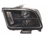 Raxiom Led Halo Projector Headlights; Black Housing; Clear Lens (05-09 Mustang W/ Factory Halogen Headlights, Excluding Gt500)