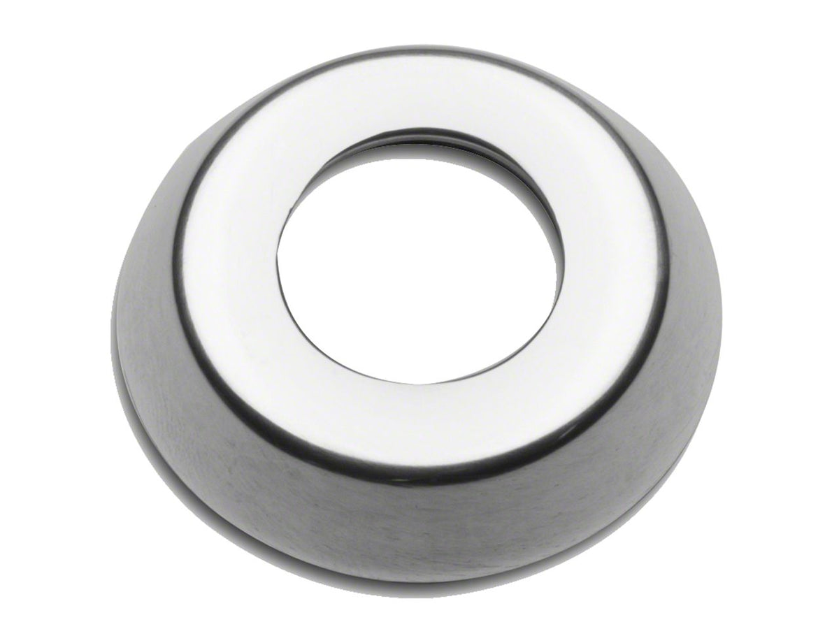 Speedform Modern Billet Headlight Knob Bezel; Polished (94-04 Mustang)