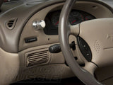 Speedform Modern Billet Headlight Knob; Polished (94-04 Mustang)